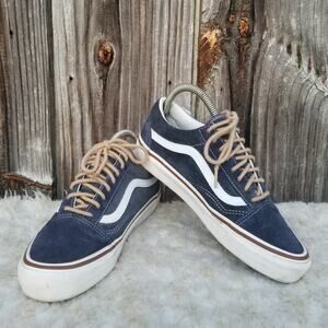 Corduroy Suede Vans Sneakers Style 36 Ultra Cush Size 8.5 Blue Old School Skate